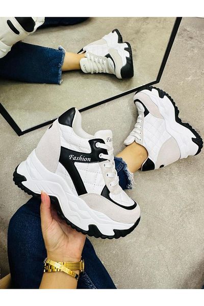 Herayakkabi Hidden Wedge Heels Thick Sole Women's Sports Shoes Sneakers