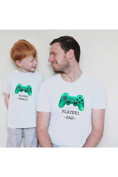 Tshirthane Μπλουζάκι παίκτη ρούχων Father Son Girl (ΕΙΝΑΙ ΜΟΝΟ ΠΡΟΪΟΝ ΠΡΟΣΘΗΚΗ 2 ΤΕΜΑΧΙΩΝ ΣΤΟ ΚΑΛΑΘΙ ΓΙΑ ΝΑ ΚΑΝΕΤΕ ΣΥΝΔΥΑΣΜΟ)