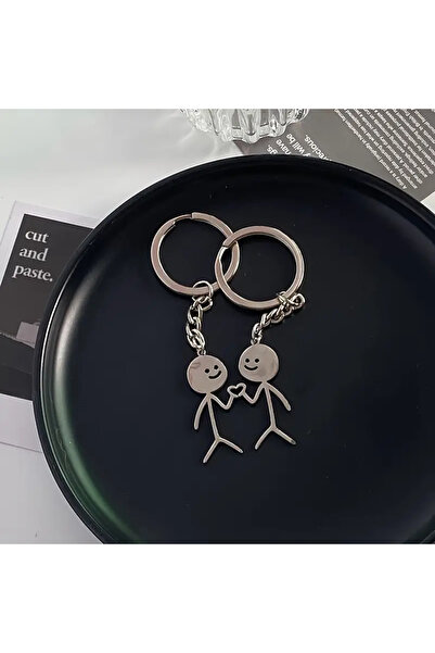 Ceykan Kibrit Çift Aşk Anahtarlığı