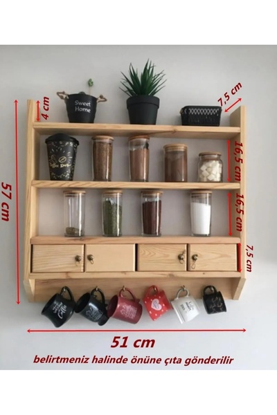 KARDEMİR AHŞAP 4 KAPAKLI MUTFAK TEREK