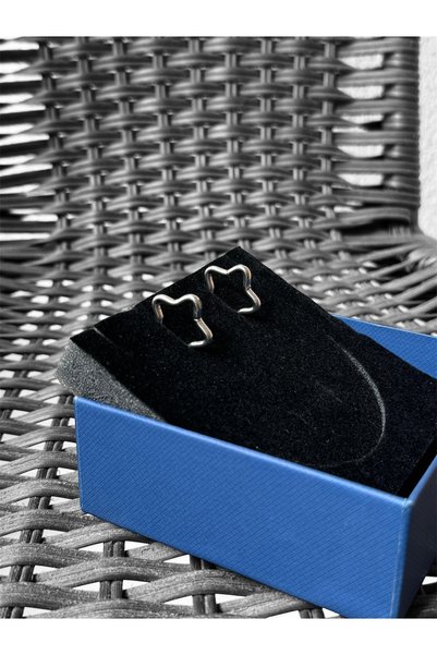 SEM STORE SILVER COLOR STAINLESS STEEL EARRING