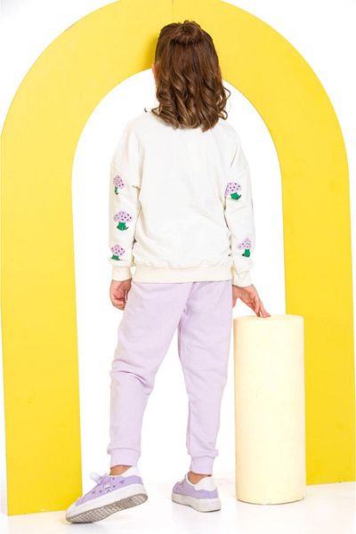 tunays shopping 2 Yarn Non-Raised Mushroom Printed Girl's Set