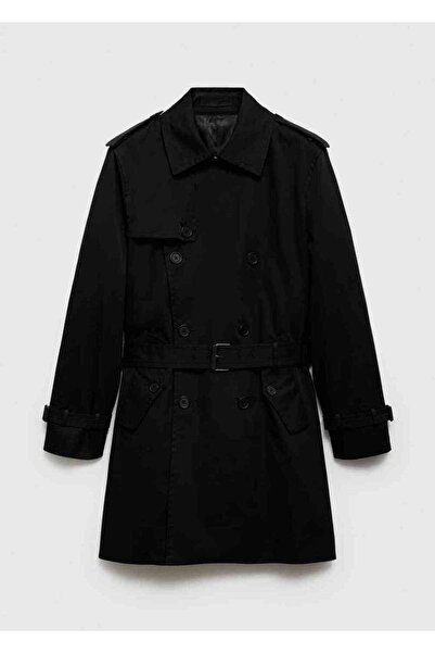 MANGO Man Kemerli Su Itici Trençkot