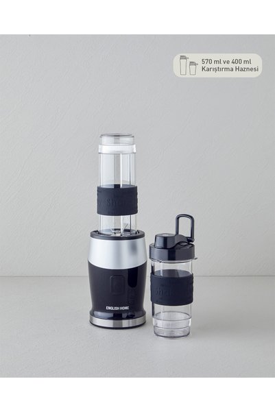 English Home KBL 3010 Shake Away Smoothie Blender Siyah-Krom