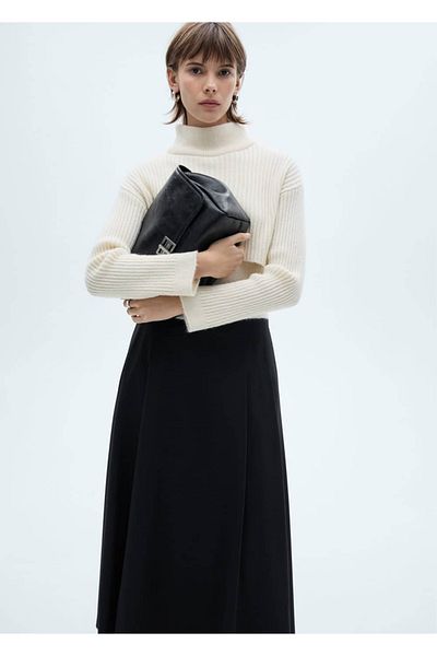 MANGO Woman A-Line Long Skirt
