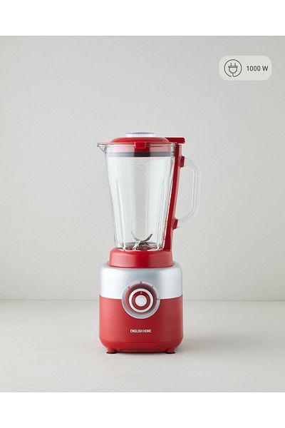 English Home SBL 3001 - 1750 ml Red Glass Jug Blender
