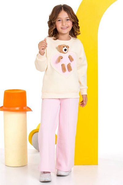 tunays shopping Oversize Girl's Suit with Teddy Bear New Model