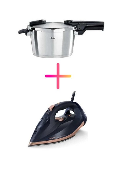 Philips Fissler Vitaquick Premium 4.5 Litre Düdüklü Tencere + Philips Azur 32...