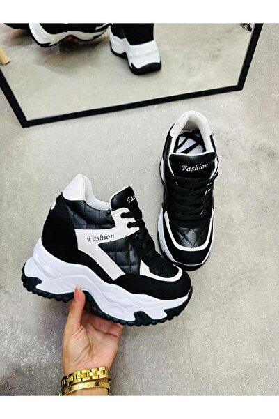 Herayakkabi Hidden Wedge Heels Thick Sole Women's Sports Shoes Sneakers