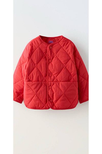 Butik Red Quilted Girl's Jacket