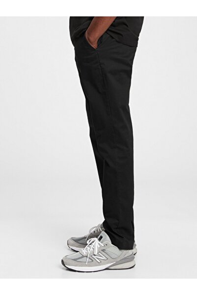 GAP Erkek Siyah GapFlex Slim Fit Khaki Pantolon