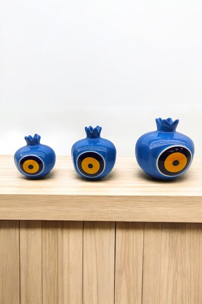 Genel Markalar Nazar Boncuğu Seramik Nar Seti Nazar Boncuklu