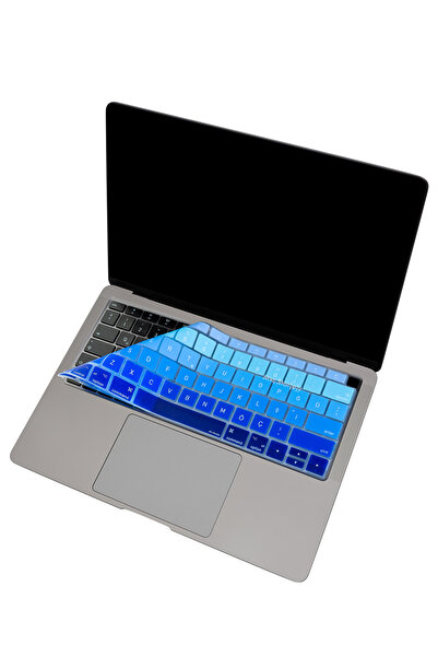 Mcstorey Macbook Air Kılıf 13inç Klavye Koruyucu Türkçe Baskı (US TO TR) Ombr...