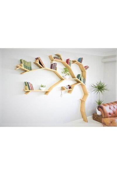HİKİOE Ağaç Sarmaşık Raf Kitaplık