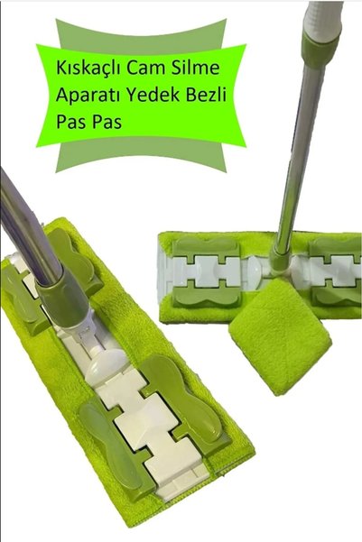Water Spray Mop Yer Mopu Fayans Cam Duvar Yüzey Temizlik Mikrofiber Mandallı ...