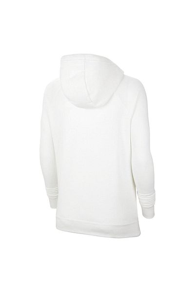Nike White Women's Football Sweatshirt - W Nk Flc Park20 Po Hoodie CW6957-101