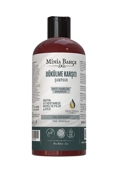 Minia Bahçe Bitki ve Sanat Atölyesi 500ml Anti-Spill Shampoo
