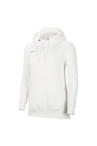 Nike White Women's Football Sweatshirt - W Nk Flc Park20 Po Hoodie CW6957-101