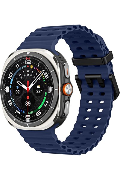 Deppo Trend Samsung Galaxy Watch Ultra 47mm Uyumlu Kordon Liquid Silikon Spor...