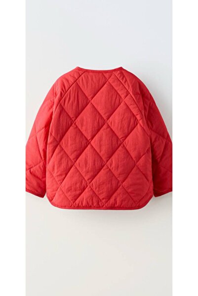 Butik Red Quilted Girl's Jacket