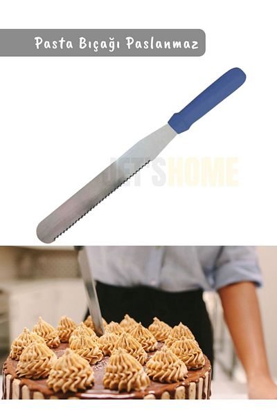 Jet's Home Stainless Steel Cake Knife and Spatula - 38 cm