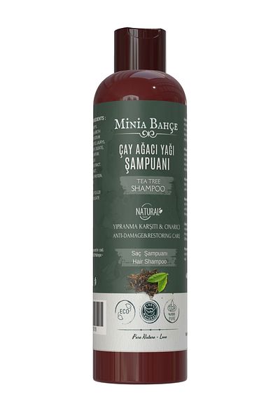 Minia Bahçe Bitki ve Sanat Atölyesi Tea Tree Oil Shampoo, 400 ml