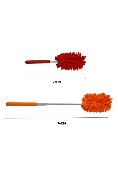 evimdeyokyok Telescopic Microfiber Dusting Brush