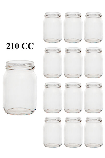 Milea 12 Adet Hücre Canlandırıcı Pratik Cam Kupa Masaj Ve Hacamat Kavanozu 210 Cc