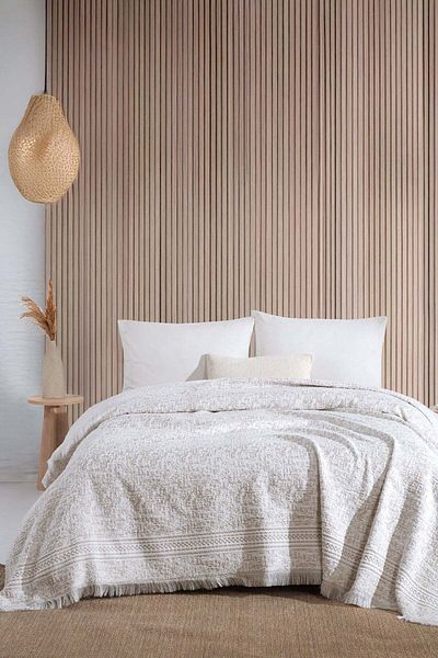 Elart Ecru Single Harmony Blanket - 170X240 cm