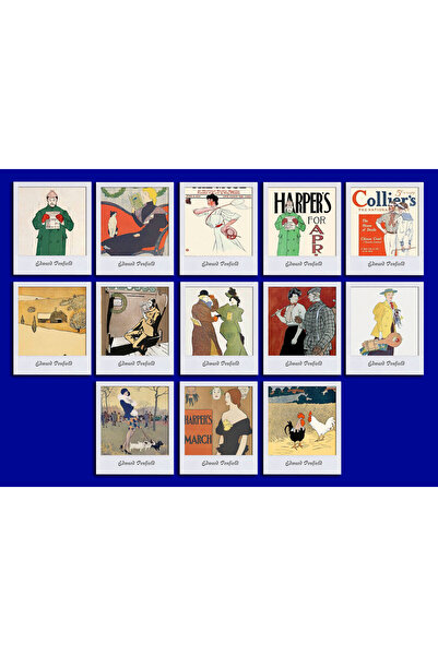 TELLGRAF مجموعة بطاقات بريدية تحت عنوان إدوارد بينفيلد (10x6 سم 13 قطعة)