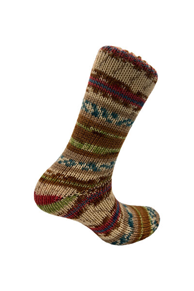 Bambuleyyo Çorap Kadın Merinos Yün Çorap Karışık Renk, Çok Yüksek Kalite (%75 Yün), Tekli Paket, Özel Seri