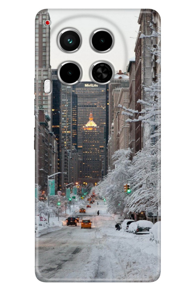 TECNO Camon 30 Kılıf Camon 30 Telefon Kılıfı Baskılı Winter New York