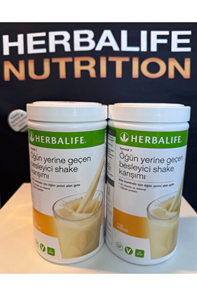 Herbalife Besleyici Shake Karışımı Muz Aromalı 500 gr x 2 Adet