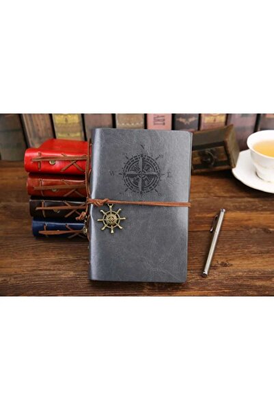 mr shopping Mr Nautical Notebook Classic Pu Leather Cover Notepad Retro Pendant Special Design Gift Agenda