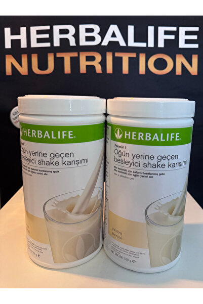 Herbalife Besleyici Shake Karışımı Vanilya Aromalı 550 G x 2 Adet