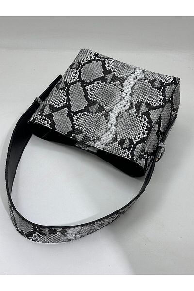 H&D COLLECTİON geantă de umăr din piele intoarsa