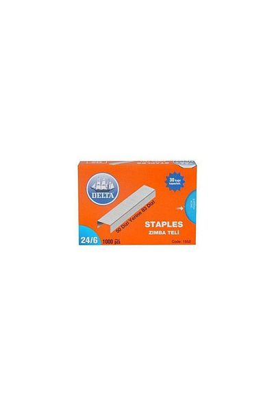 Delta Staple No:24/6 White 1552