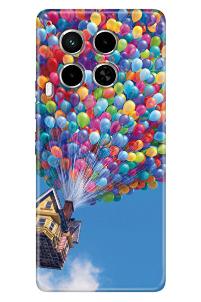 TECNO Camon 30 Kılıf Camon 30 Telefon Kılıfı Baskılı Balonlu Ev