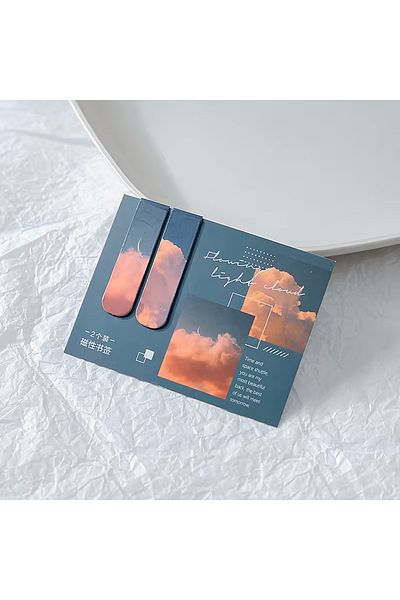 GUGUK Flowing Light Cloud Themed Bookmark