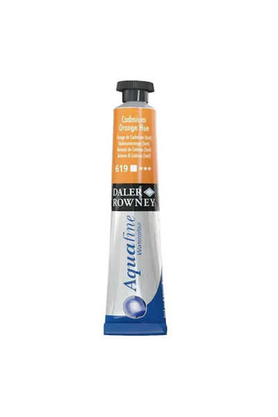 Daler Rowney Aquafine Tüp Sulu Boya 8ml - 619 Cadm.orange Hue