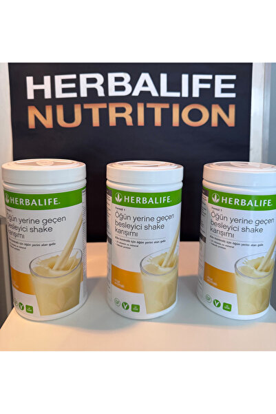Herbalife Besleyici Shake Karışımı Muz Aromalı 550 gr x 3 Adet