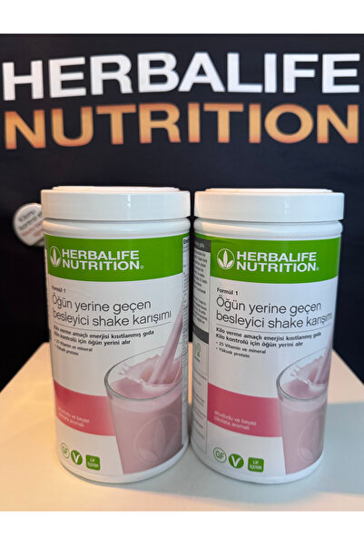 Herbalife Besleyici Shake Karışımı Ahududu ve Beyaz Çikolata Aromalı 550 gr x...