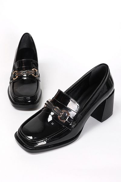 Liza Shoes Estes Дамски мокасини с катарами и ток A014-K302
