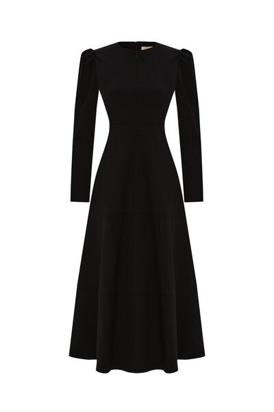 Exquise Bisiklet Yaka Regular Elbise