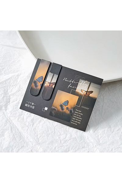 GUGUK Butterfly Mountain Themed Bookmark (Ggk-B008)