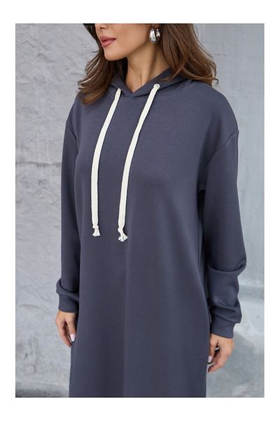 Elif Özbey Butik Φόρεμα Smoked Hooded Modal