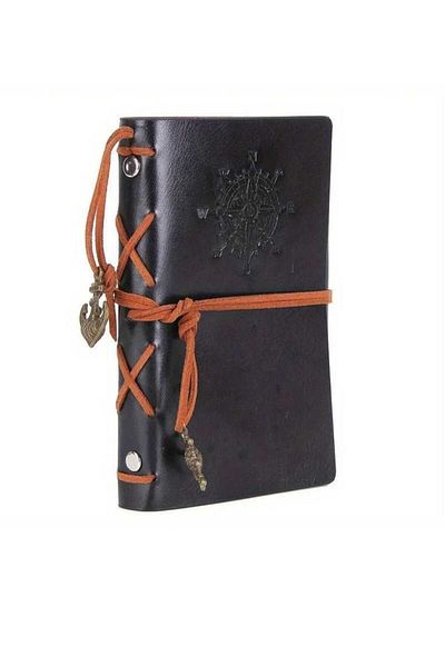 MRShopping MR Nautical Notebook Classic PU Piele Cover Notepad Retro Pandantiv Design Special Cadou Agenda
