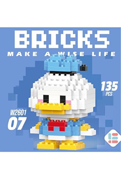 sağlıkçı shopping trend aksesuar Bricks Donald Duck Yap boz 3D Puzzle Mini Ya...