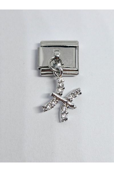 RoseCo00 Pisces Italian Bracelet Charm