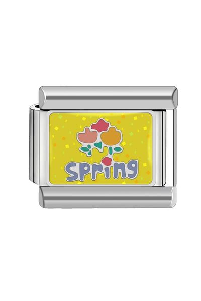 RoseCo00 Italian Steel Bracelet Charm